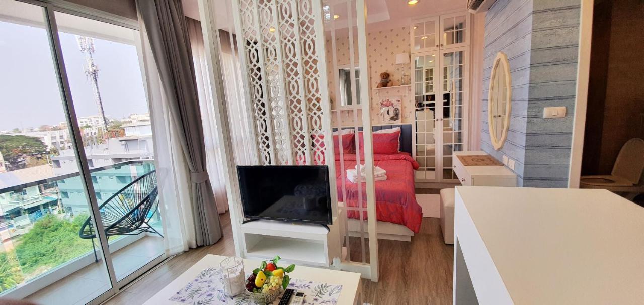 Sweet Seaview Flr6 With Toproop Pool Flr7 At The Blux Bangsaen Exteriér fotografie