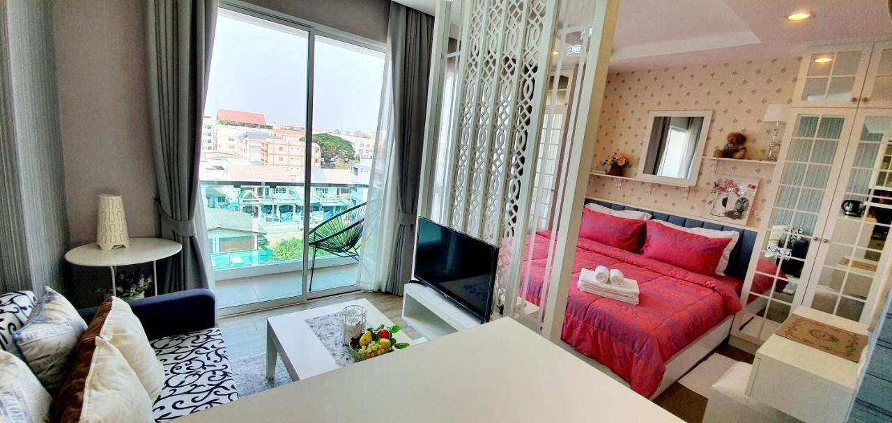 Sweet Seaview Flr6 With Toproop Pool Flr7 At The Blux Bangsaen Exteriér fotografie